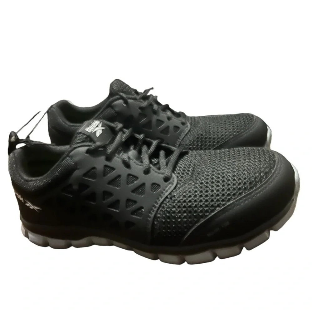 Reebok Microweb Sublite Steel Toe Shoes Men's 6.5M | Women’s 8.5M Safety Work